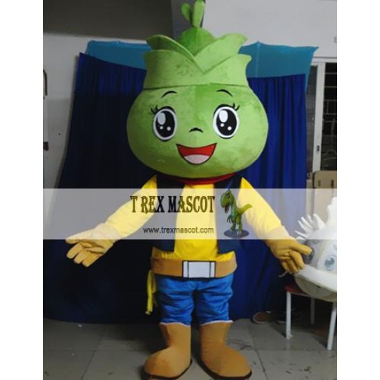 Cartoon Plant Bamboo Mascot Costume