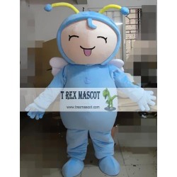 Cosplay Cartoon Blue Bee Mascot Costume