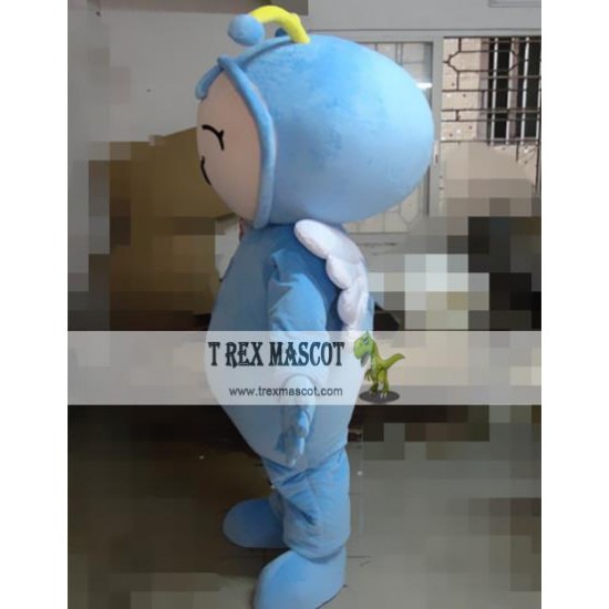 Cosplay Cartoon Blue Bee Mascot Costume