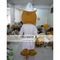 Cosplay Animal Cartoon Lion Chef Mascot Costume