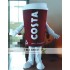 Cosplay Cartoon Coffee Mascot Costume