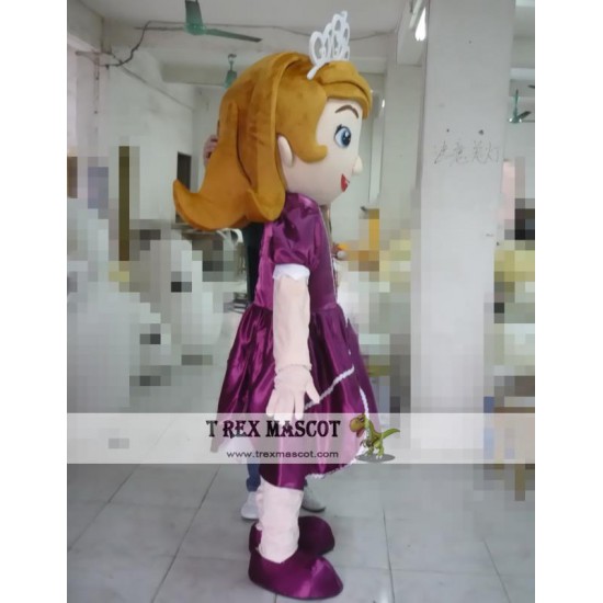 Cartoon Princess Mascot Costume