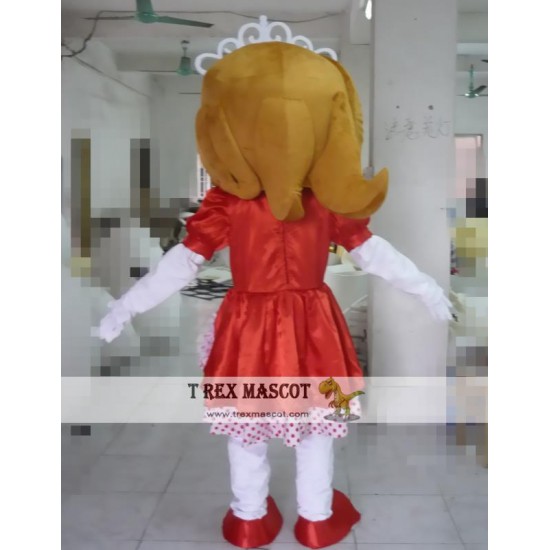 Cartoon Princess Mascot Costume