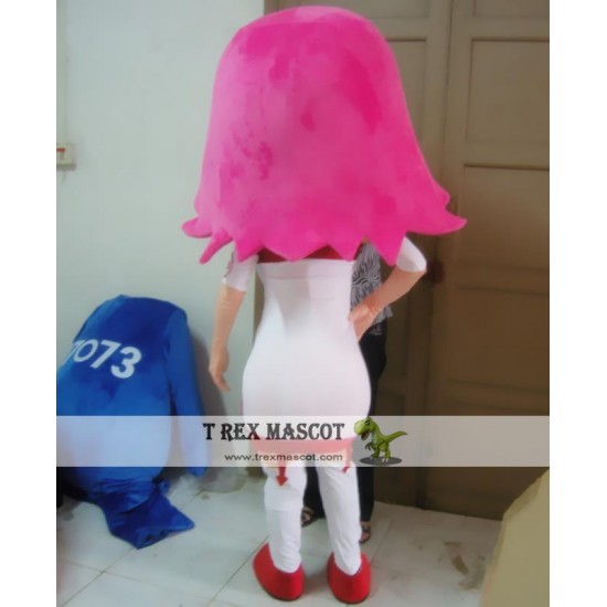 Cartoon Beauty Sexy Nurse Mascot Costume