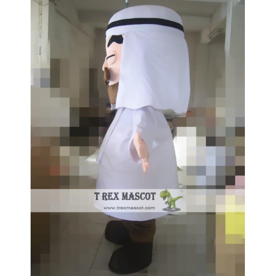 Fairytale Cartoon Arab King Mascot Costume