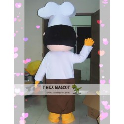 Cartoon Bread Chef Mascot Costume