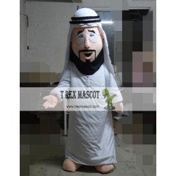 Cartoon Arab King Mascot Costume