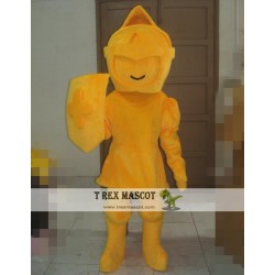 Cosplay Cartoon Gold Knight Mascot Costume