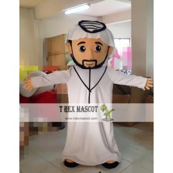 Cartoon Arab Prince Mascot Costume