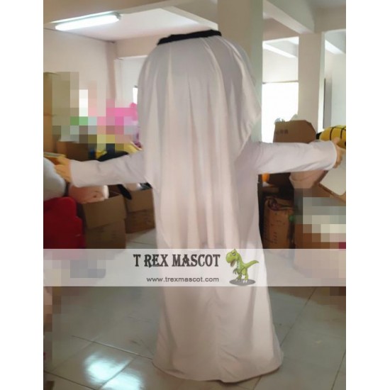 Cartoon Arab Prince Mascot Costume