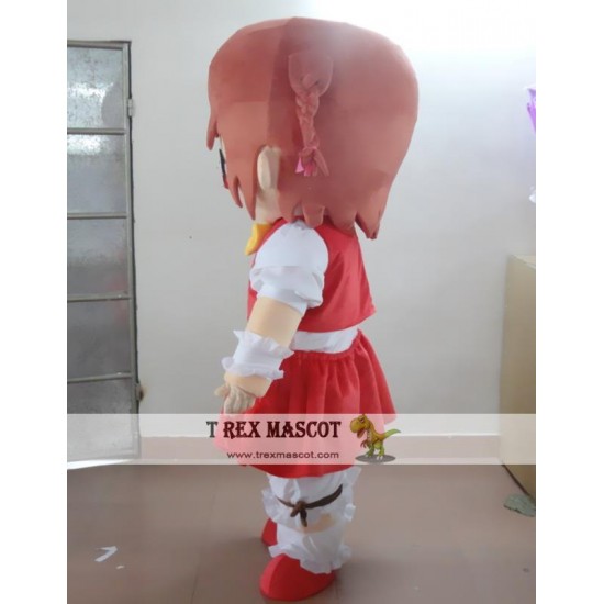 Cosplay Pretty Girl Mascot Costume