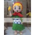 Cartoon Little Girl Selling Matches Mascot Costume