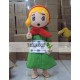 Cartoon Little Girl Selling Matches Mascot Costume