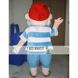 Cartoon Old Man Mascot Costume