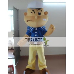 Cartoon Sailor Captain Mascot Costume