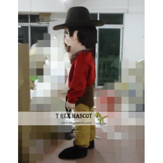 Cosplay American Bearded Man Mascot Costume