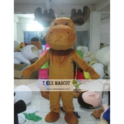 Christmas Cartoon Animal Christmas Elk Mascot Costume