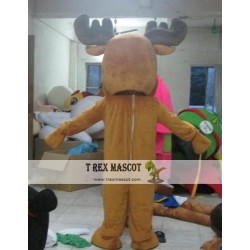 Christmas Cartoon Animal Christmas Elk Mascot Costume