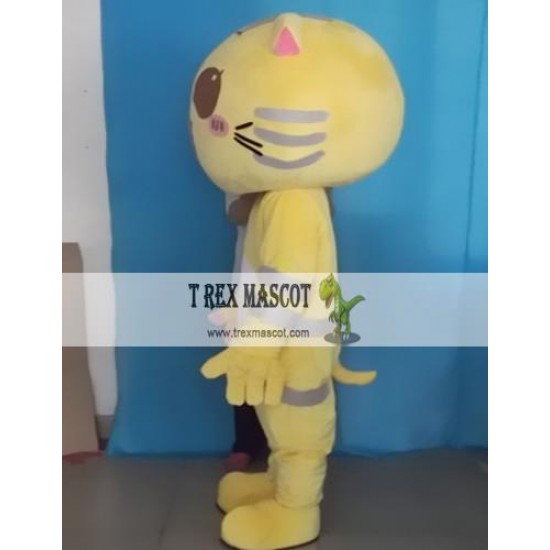 Cartoon Plush Cat Mascot Costume