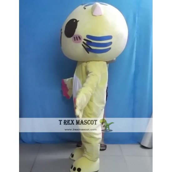 Cartoon Plush Cat Mascot Costume