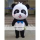 Cartoon Smiling Panda Mascot Costume