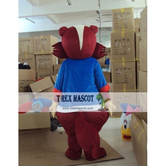 Animal Cartoon Cosplay Squirrel Mascot Costume