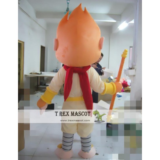 Cartoon Plush Monkey Mascot Costume