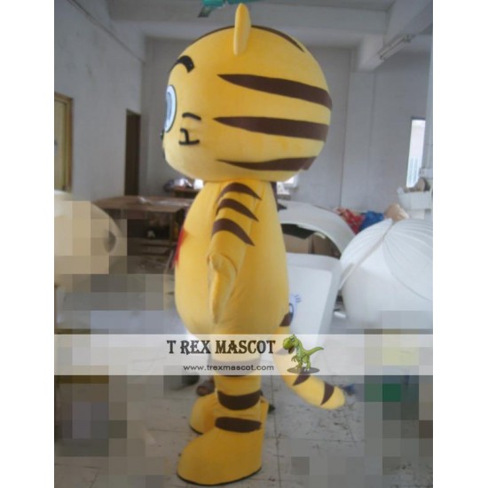 Cartoon Animal Yellow Cat Mascot Costume