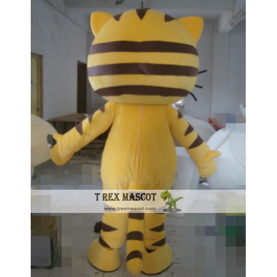 Cartoon Animal Yellow Cat Mascot Costume