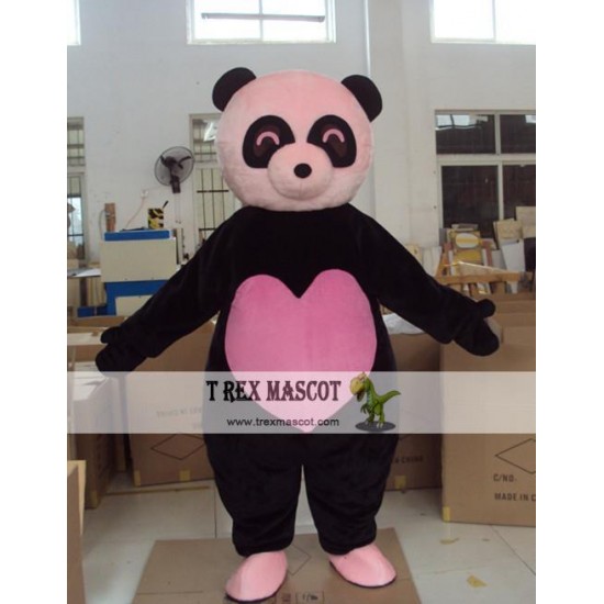 Cartoon Cosplay Pink Giant Panda Mascot Costume