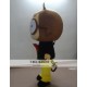 Cartoon Plush Cosplay Big-Eyed Monkey Mascot Costume