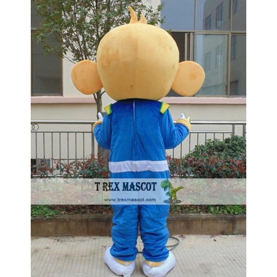 Cosplay Cartoon Monkey Mascot Costume