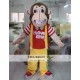 Cartoon Plush Naughty Orangutan Mascot Costume