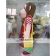 Cartoon Plush Naughty Orangutan Mascot Costume