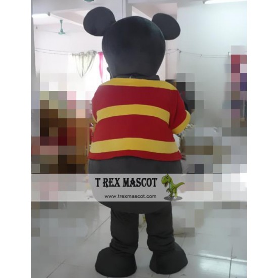 Cartoon Gray Mouse Mascot Costume