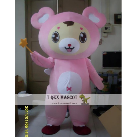 Cartoon Cosplay Plush Blue Bear Pink Bear Mascot Costume