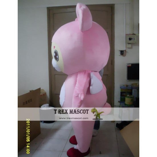 Cartoon Cosplay Plush Blue Bear Pink Bear Mascot Costume