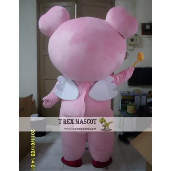 Cartoon Cosplay Plush Blue Bear Pink Bear Mascot Costume