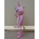 Animal Cartoon Cosplay Pink Rabbit Mascot Costume