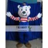 Plush Cartoon White Bear Mascot Costume