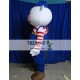 Plush Cartoon White Bear Mascot Costume