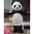 Cartoon Long hair Panda Mascot Costume