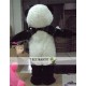 Cartoon Long hair Panda Mascot Costume