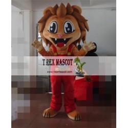 Cartoon Animal Long-Haired Lion Mascot Costume