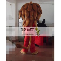 Cartoon Animal Long-Haired Lion Mascot Costume