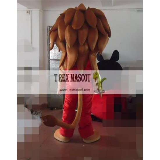 Cartoon Animal Long-Haired Lion Mascot Costume