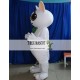 Cartoon White Cat Mascot Costume