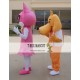 Cartoon Cat And Dog Mascot Costume