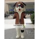 Cosplay Cartoon Animal Plush Little Dog Pilot Mascot Costume