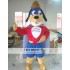 Cosplay Cartoon Superman Dog Mascot Costume